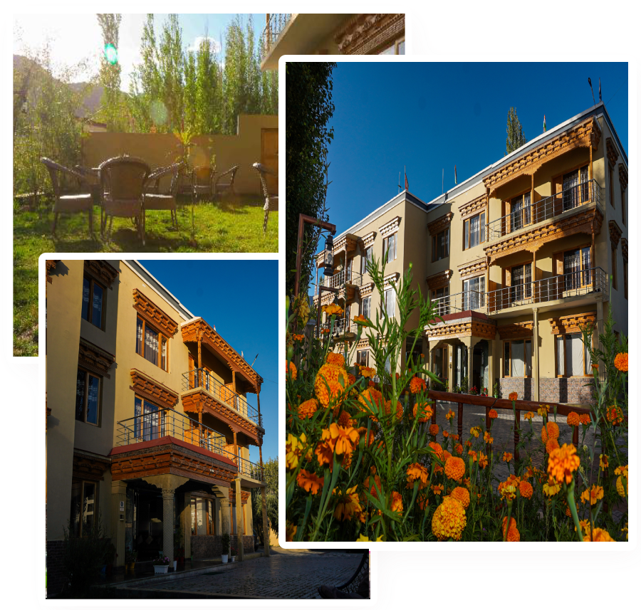 hotels near leh palace